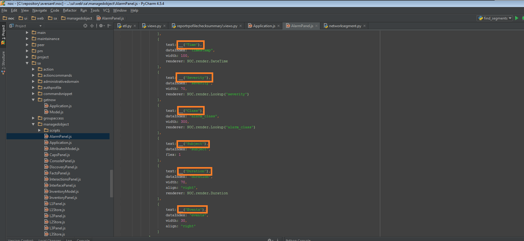 Preparing strings for translation - JavaScript
